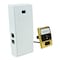 Newhouse Hardware Mechanical Wireless Doorbell Chime and Push Button w/ Built-In Viewer MCHBV - alternate 1
